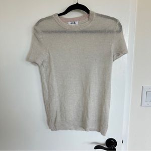 525 Cashmere Short Sleeve Top